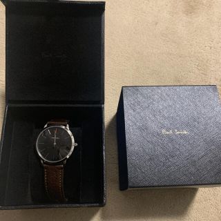 Paul Smith 腕時計　ブラウンレザー　箱付き【箱無し5500円】