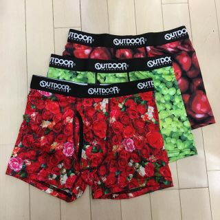 アウトドアプロダクツ(OUTDOOR PRODUCTS)の未使用☆OUTDOOR☆アンダーウェア 3枚セット Lサイズ(ボクサーパンツ)