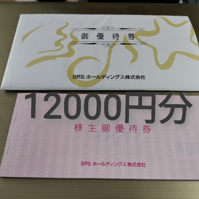 SRS株主優待 12000円分レストラン/食事券