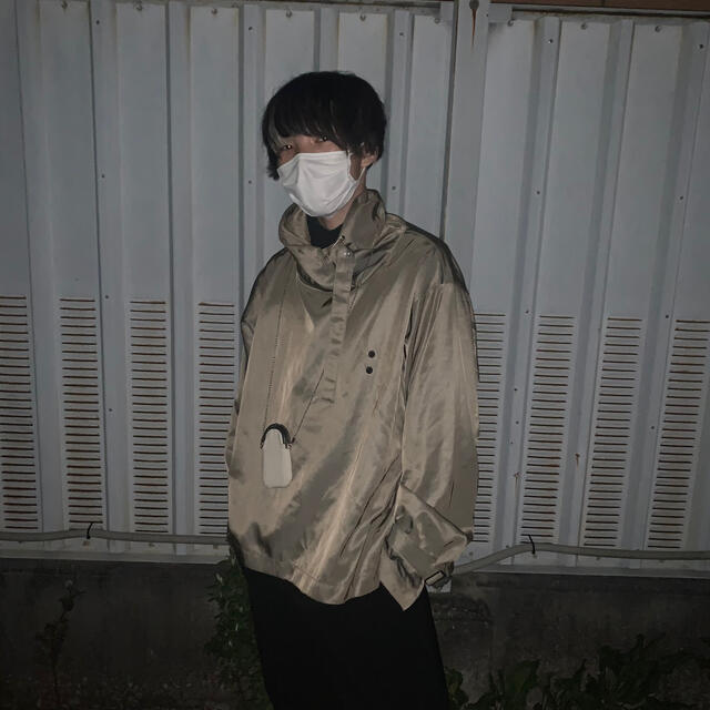 Jieda(ジエダ)のJieDa HIGH NECK PULL OVER KHAKI BEIGE 2 メンズのジャケット/アウター(ブルゾン)の商品写真