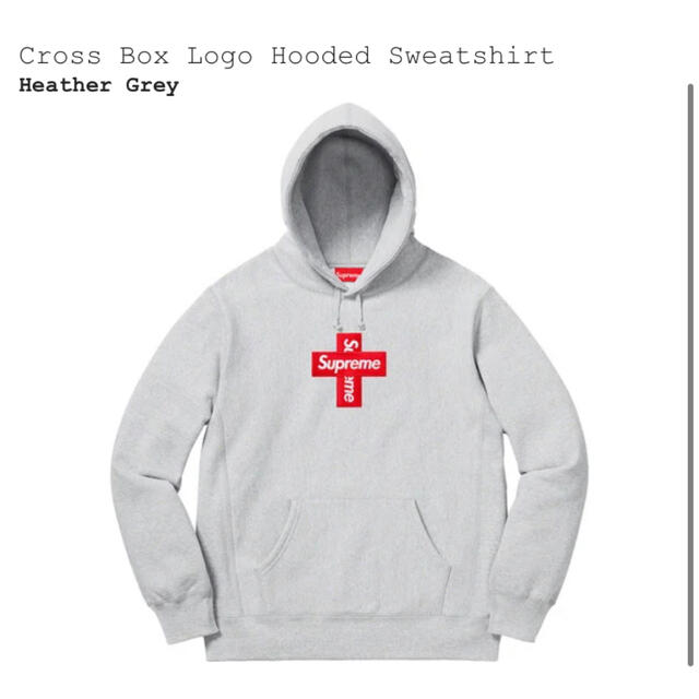 パーカーSupreme Cross Box Logo Hooded Sweatshirt