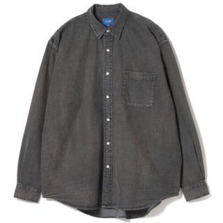 ビームス(BEAMS)のBEAMS デニム シャツ　インディゴ黒セット　ビッグシルエット(シャツ)