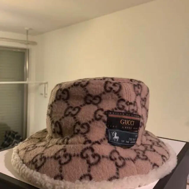 Gucci - GUCCI 本物完売 GG モノグラム フェドラ バケットハット Gucci - GUCCI 本物完売 GG モノグラム フェドラ バケットハット