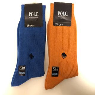 メンズ　ソックス　靴下　polo 2足(ソックス)