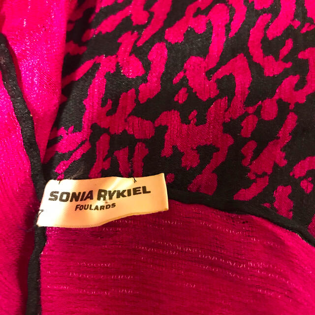 SONIA RYKIEL(ソニアリキエル)のSONIA RYKIEL ソニアリキエル　大判スカーフ　105cm×105cm レディースのファッション小物(バンダナ/スカーフ)の商品写真