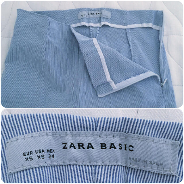 ZARA(ザラ)のコードレーン シガレットパンツ ZARA レディースのパンツ(スキニーパンツ)の商品写真