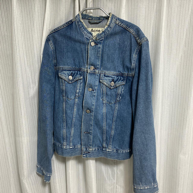 acne  studios ノーカラーデニムジャケット44サイズ