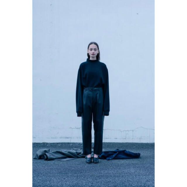 SUNSEA(サンシー)のstein 19aw OVERSIZED HIGH NECK LS(black) メンズのトップス(スウェット)の商品写真