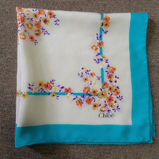 クロエ(Chloe)の美品【 Chloe 】スカーフ(バンダナ/スカーフ)