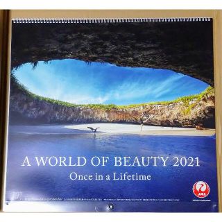 ジャル(ニホンコウクウ)(JAL(日本航空))のＪＡＬカレンダー「A WORLD OF BEAUTY 2021」(カレンダー/スケジュール)