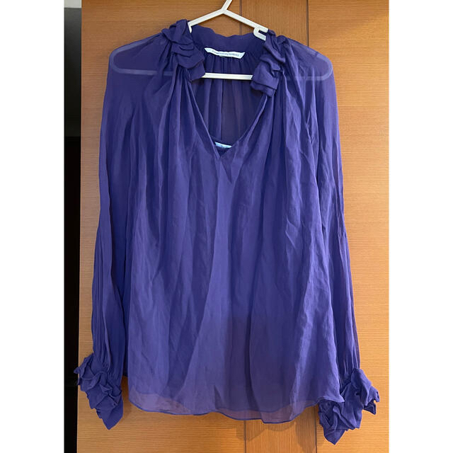 DIANE von FURSTENBERG(ダイアンフォンファステンバーグ)の美品★ダイアンフォステンバーグ★キャミソール付きシルクブラウス6 レディースのトップス(シャツ/ブラウス(長袖/七分))の商品写真