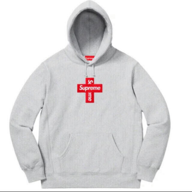 Supreme cross box logo hooded シュプリーム S