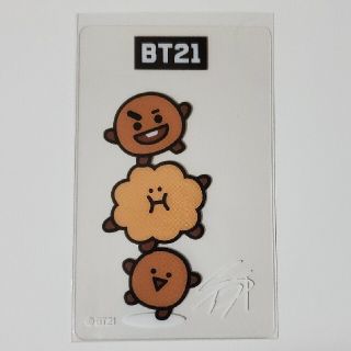 ボウダンショウネンダン(防弾少年団(BTS))のBT21 SHOOKY クリア トレカ(その他)