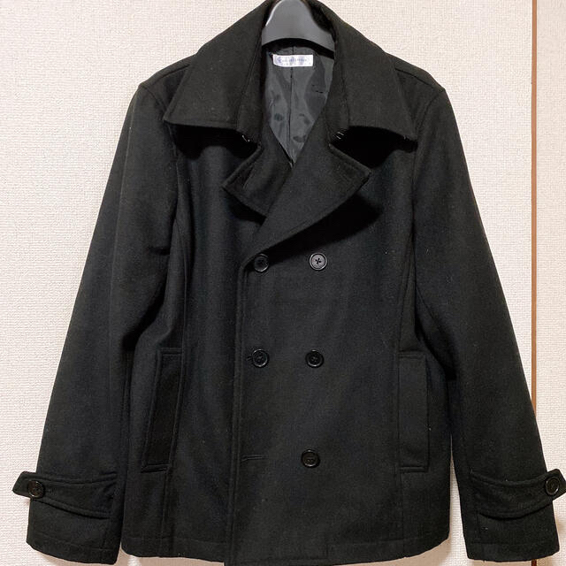 COLORS GARDEN Pコート 黒 メンズのジャケット/アウター(ピーコート)の商品写真