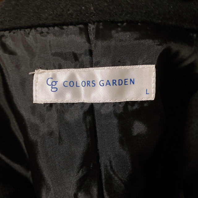 COLORS GARDEN Pコート 黒 メンズのジャケット/アウター(ピーコート)の商品写真