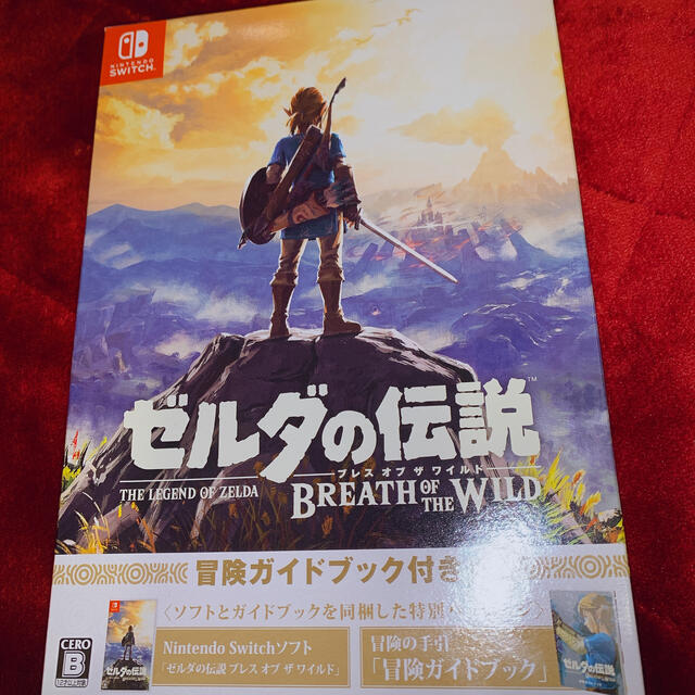 ゼルダの伝説 ブレスオブザワイルド 冒険ガイドブック付き 超美品