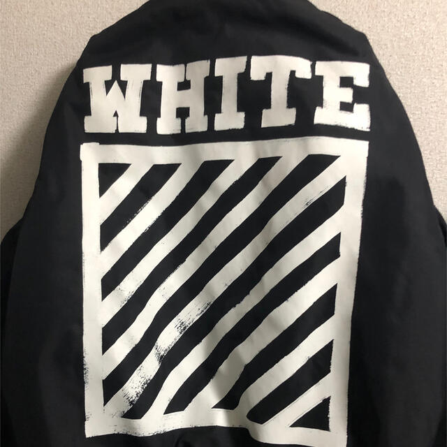 off white bomber jacket ma-1