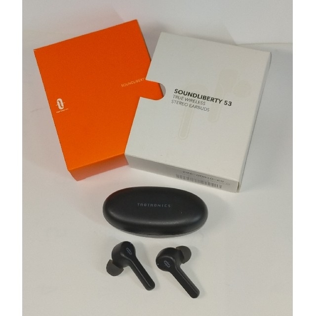 TAOTRONICS SOUNDLIBERTY 53 Bluetoothイヤホン スマホ/家電/カメラのオーディオ機器(ヘッドフォン/イヤフォン)の商品写真