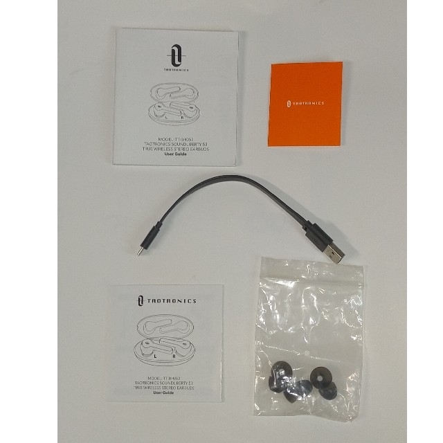 TAOTRONICS SOUNDLIBERTY 53 Bluetoothイヤホン スマホ/家電/カメラのオーディオ機器(ヘッドフォン/イヤフォン)の商品写真