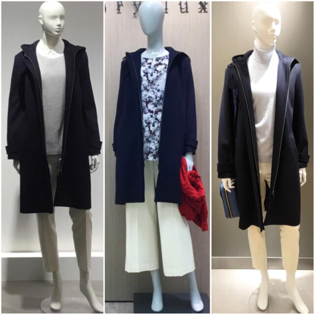 theory luxe 18AW フーデットコート - electrabd.com