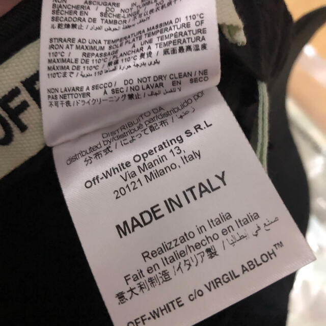 OFF-WHITE(オフホワイト)のoff white cut off cap メンズの帽子(キャップ)の商品写真