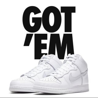 ナイキ(NIKE)のNIKE DUNK HI SP WHITE PURE PLATINUM(スニーカー)