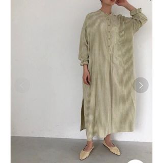 トゥデイフル シャツワンピース(グリーン・カーキ/緑色系)の通販 10