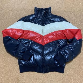 モンクレール(MONCLER)のMONCLER CHINEモンクレール シーヌ トリコロール柄 ダウンジャケット(ダウンジャケット)