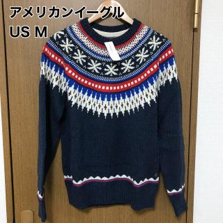 アメリカンイーグル(American Eagle)のアメリカンイーグル　ノルディック柄　ニット　セーター　US Mサイズ(ニット/セーター)