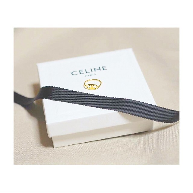 celine(セリーヌ)のマイヨン トリオンフ シンリング / ゴールドフィニッシュ ブラス レディースのアクセサリー(リング(指輪))の商品写真