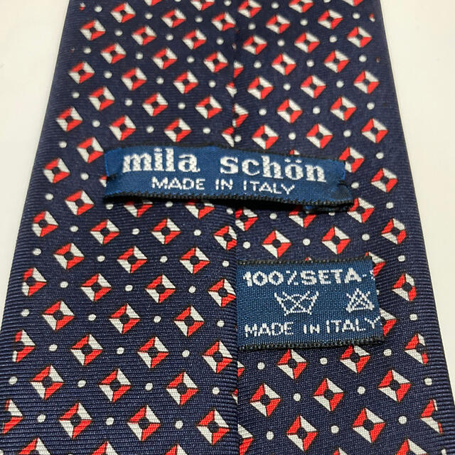 mila schon(ミラショーン)のmila schon ネクタイ　ミラショーン　美品　シルク　絹 メンズのファッション小物(ネクタイ)の商品写真