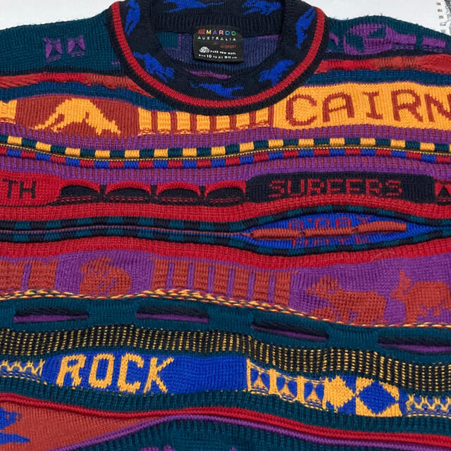 COOGI(クージー)のEMAROO 3Dニット　クージー　セーター　美品　ヴィンテージ　オーストリア メンズのトップス(ニット/セーター)の商品写真