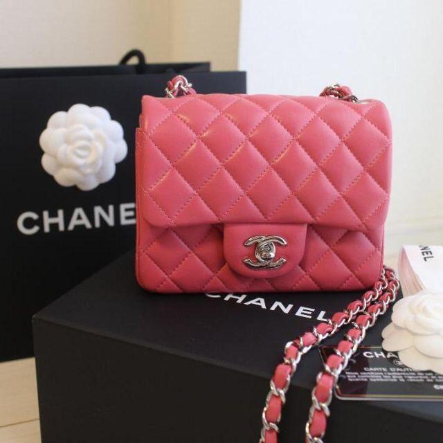 【新品・未使用】　CHANEL ミニフリップバッグシルバー付属品