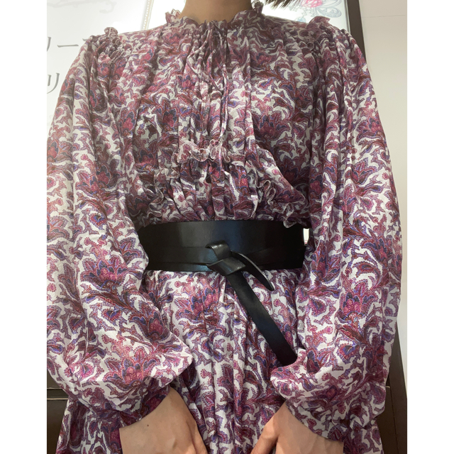 数量は多 未使用【Isabelmarant】シルク ワンピース ブラック イザベル