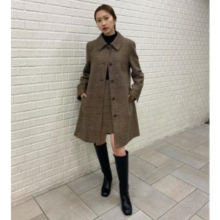 マウジー(moussy)のマウジー グレンチェックコート(ロングコート)