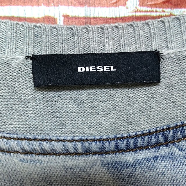 ディーゼル SS22 メンズ デニム ベルベット グレー パンツ ハイ