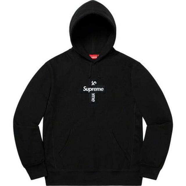 【S】Supreme Cross Box Logo Hoodedパーカー