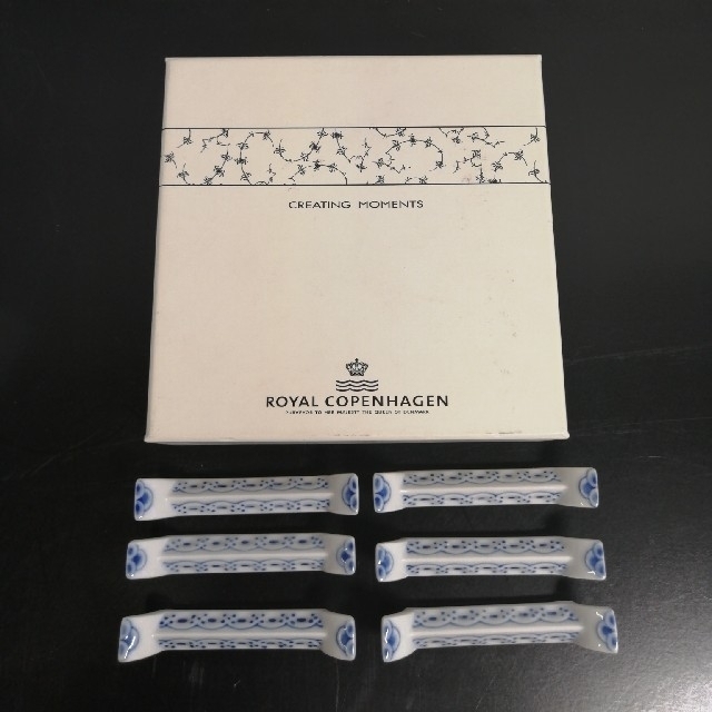 R50 ROYAL COPENHAGEN 箸置き プリンセス 6つセット 未使用 インテリア/住まい/日用品のキッチン/食器(食器)の商品写真