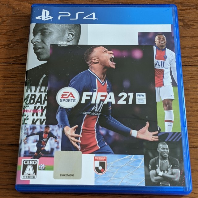 FIFA21 PS4 特典コード未使用 極美品