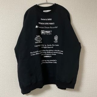 アンユーズド(UNUSED)のdairiku ダイリク 19aw スウェット ブラック M(スウェット)