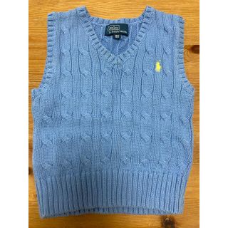 ポロラルフローレン(POLO RALPH LAUREN)の美品☆ポロ　ラルフローレン  ベスト　80(ニット/セーター)