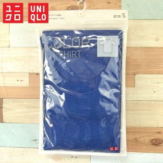 ユニクロ(UNIQLO)の【UNIQLO】 美品 タグ付き ユニクロ カラークルーネックTシャツ 半袖 S(Tシャツ/カットソー(半袖/袖なし))