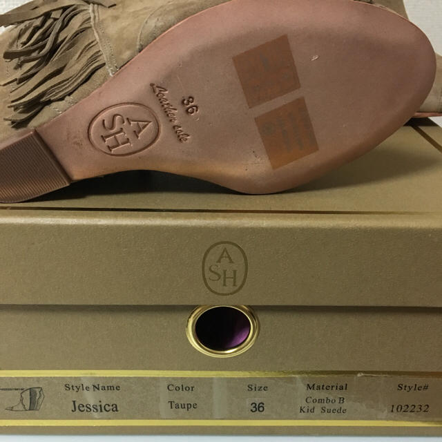 ASH(アッシュ)のASH 山羊革 ブーツ（size 36） レディースの靴/シューズ(ブーティ)の商品写真