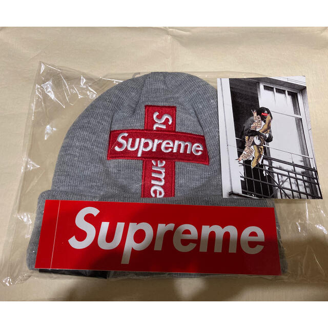 メンズsupreme New Era Cross Box Logo Beanie