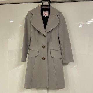 ヴィヴィアンウエストウッド(Vivienne Westwood)のVivienne Westwood RED LABEL ラブ襟コート(ロングコート)