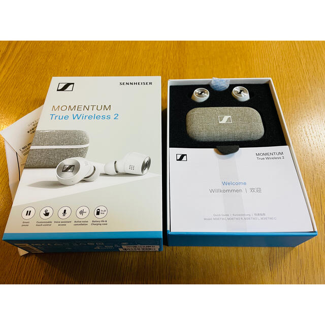 SENNHEISER(ゼンハイザー)の【超美品】 ゼンハイザー MOMENTUM True Wireless 2 スマホ/家電/カメラのオーディオ機器(ヘッドフォン/イヤフォン)の商品写真