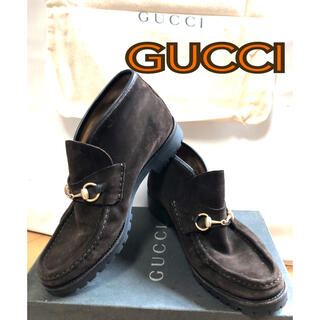 グッチ(Gucci)のGUCCI ブーツ　シューズ　スェード  used(ブーツ)