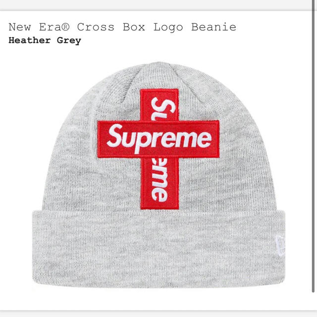 supreme New Era  Cross Box Logo Beanie