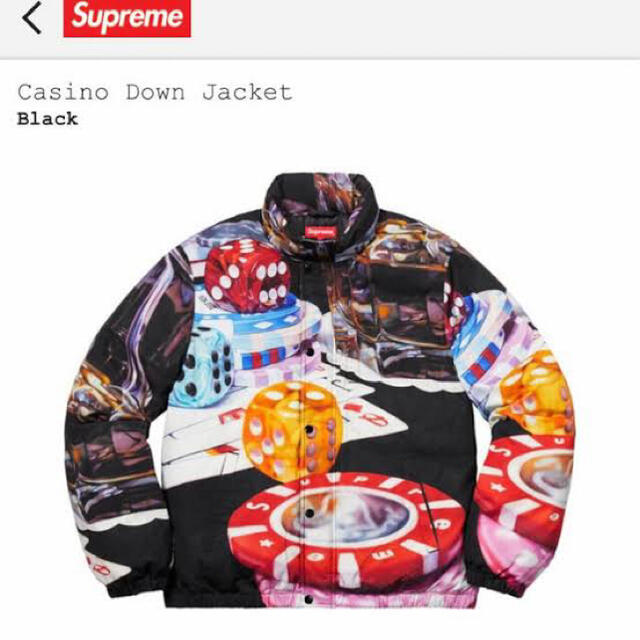 supreme シュプリーム  カジノダウンジャケット