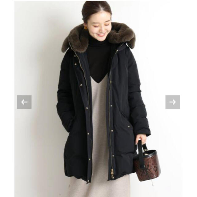 楽天 IENA 36 ESKIMO COCOON dustypink!!WOOLRICH - ダウン